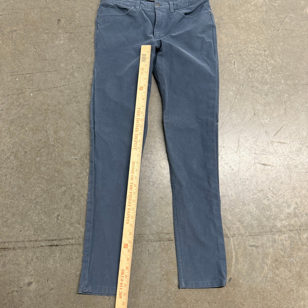 Lululemon ABC Pants Slim Fit Blue Gray 5 Pocket Trousers Mens 34x32 - Picture 8 of 10